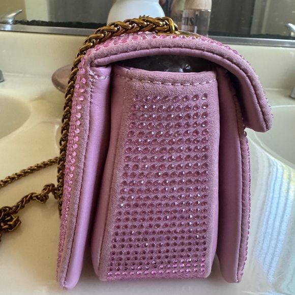 Elegant Pink Crystal-Embellished Women's Bag - Picture 5 of 17